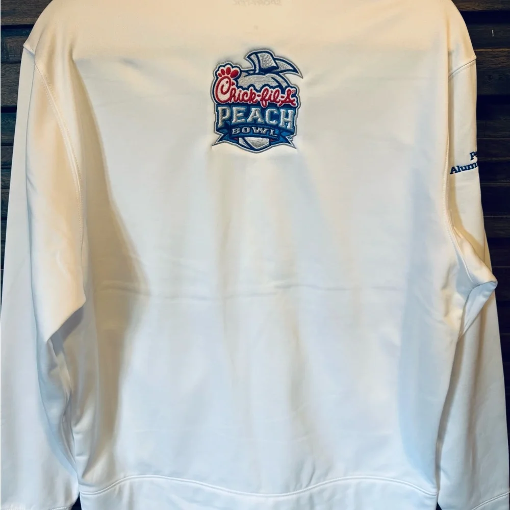 Penn State Alumni Association PSU Chick-Fil-A Peach Bowl White Full‎ Zip Jacket